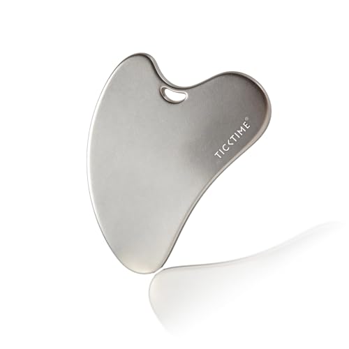 TICKTIME Metal Face & Neck Gua Sha Tool for Jawline Sculpting