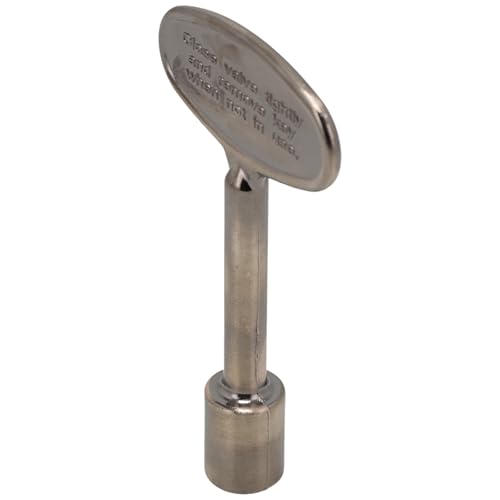 3-Inch Universal Antique Brass Gas Valve Key for Fireplaces
