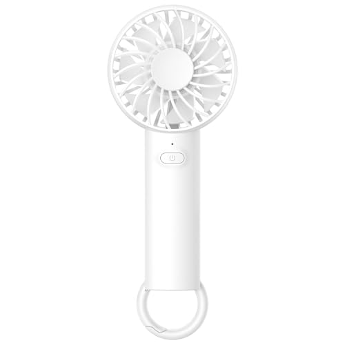 Lamicall Mini Portable Fan - 3 Speed Handheld USB Rechargeable Fan for Travel & Office