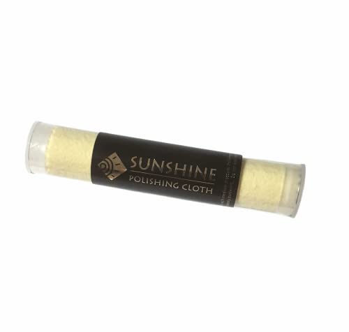Sunshine Professional Polishing Cloth for Sterling Silver, Gold, and Brass