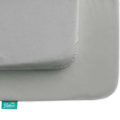 Biloban Waterproof Pack and Play Sheets - 2 Pack Fitted for Baby