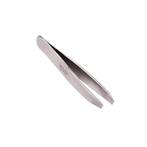 Kiss New York Travel Size Slant Tip Tweezer with Pouch