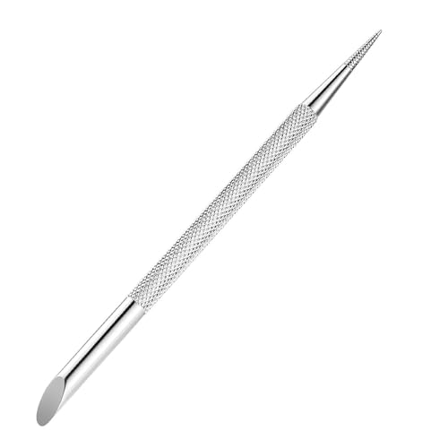 Stainless Steel Double Ended Cuticle Pusher and Nail Dotting Tool