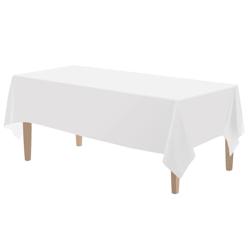 Kopokita 2 Pack Disposable Plastic Tablecloths 54 x 108 Inch