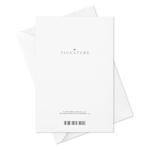 Hallmark Baptism Card with Floral Cross and Gold Heart