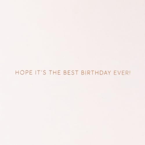 Hallmark Signature Light Blue Birthday Card - Best Birthday Ever