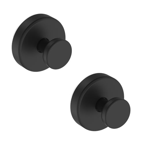 Bntuk Suction Cup Hooks - Removable Shower Towel Hooks, 2 Pack