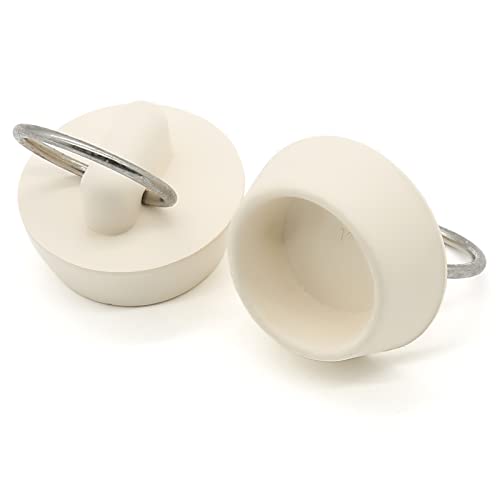 BokWin 1-Inch Rubber Drain Stopper with Hanging Ring - 2PCS