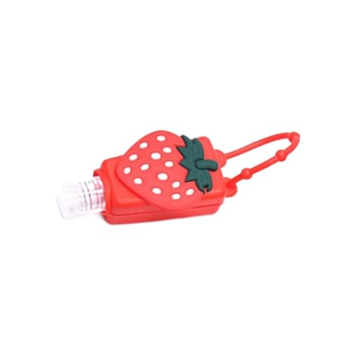 Cute Strawberry Travel Bottle - Refillable Hand Sanitizer Container