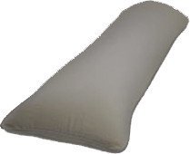 Destiny Crescent 100% Cotton Body Pillow Cover 21"x54" with Zipper - Grey