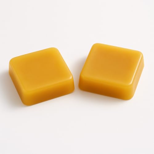 Pure Beeswax Blocks (2 Pack) - USA Made Natural Wax for Crafting & DIY