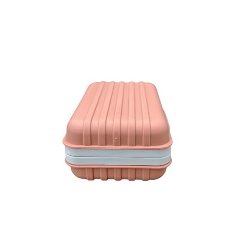 Travel Soap Box Set - 2 Leakproof Containers with Drainage Tray