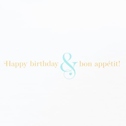 Papyrus Fancy Pink Cake Birthday Card - Bon Appétit