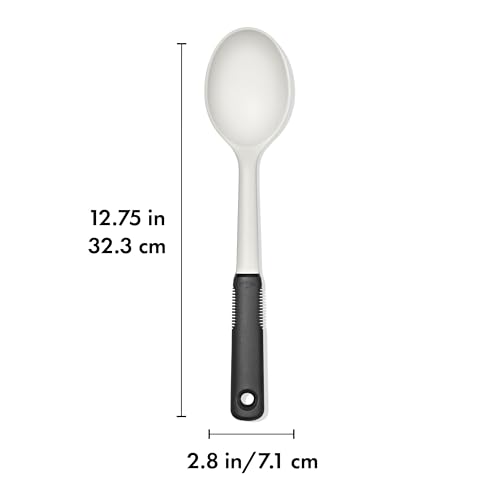 OXO Good Grips Nylon Cooking Spoon - Oat and Black, Non-Scratch Utensil