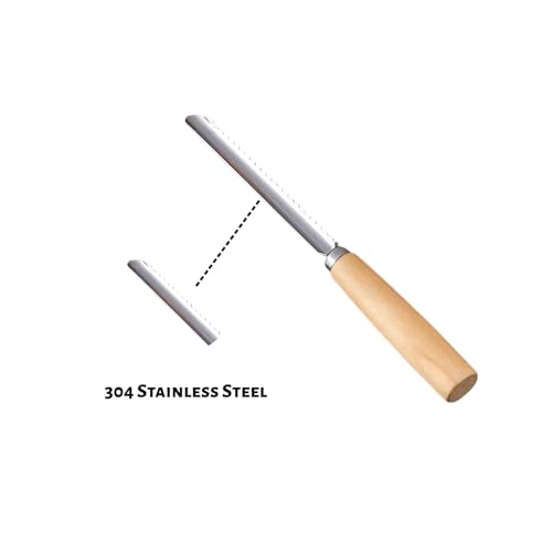 9.66" Stainless Steel Vegetable Corer with Wood Handle - 2 Pack