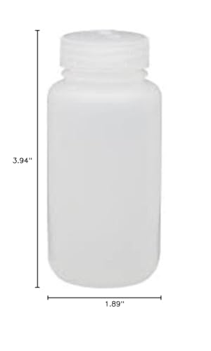 Nalgene 4 Ounce HDPE Wide Mouth Round Container - Leakproof
