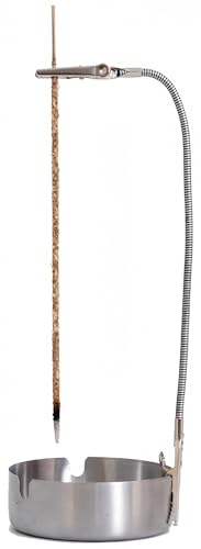 Silver Modern Incense Holder with Adjustable Metal Stand