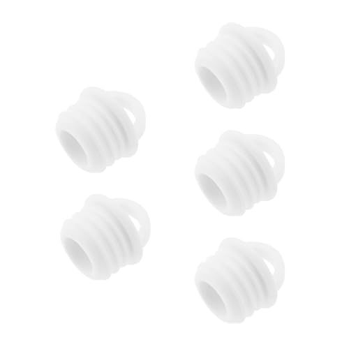 5Pcs Rubber Mop Bucket Drain Plugs, 22mm Hole Stopper with Pull Ring