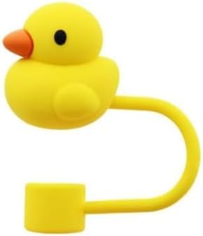 10mm Silicone Duck Straw Cap for Stanley Cup - Yellow