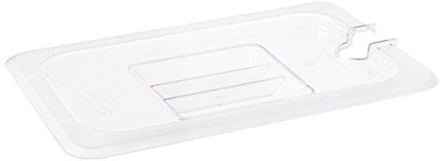 Winco 1/4 Size Slotted Food Pan Cover - Durable & NSF Certified