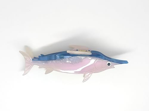 Swordfish Acetate Hair Claw Clip Big Sea Creature Barrette