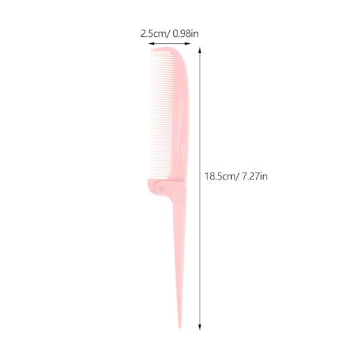 Ipetboom Folding Parting Comb Travel Comb with Tail Tip for Styling