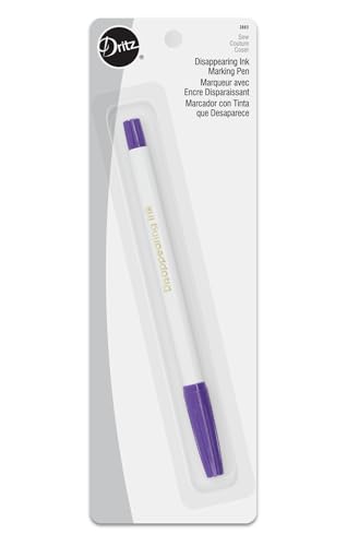 Dritz Disappearing Ink Pen for Sewing & Quilting - Purple