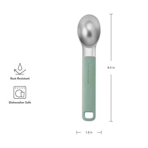 KitchenAid Ice Cream Scoop - Cardamom, Ergonomic Dishwasher Safe Design