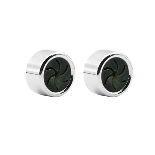 Spiral Adhesive Towel Hooks - Grey, 2 Pack for Kitchen & Bath