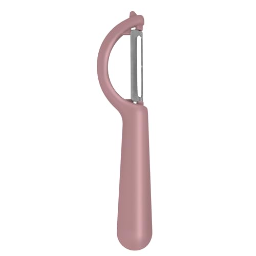 JS Gourmet Swivel Vegetable Peeler with Potato Eyer - Pastel Pink