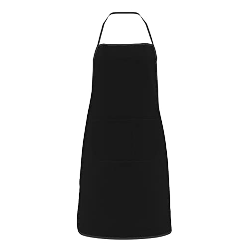 HooSo Personalized Custom Kitchen Apron with Pockets and Logo
