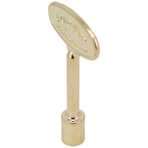 Supplying Demand 3" Universal Gas Fireplace & Fire Pit Key - Polished Brass