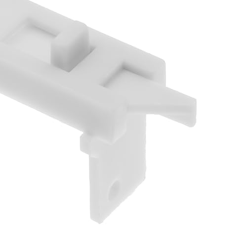 Prime-Line F 2642 Vinyl Spring-Loaded Window Tilt Latch Pair, White, 1-11/16" Hole Center