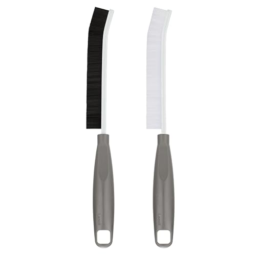 Ergonomic Grout Brush Set - 2-Piece Anti-Slip Cleaning Tools