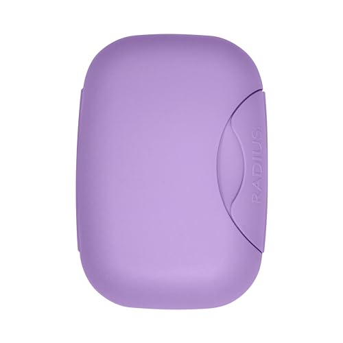 RADIUS Lavender Soap Travel Case - Leakproof, BPA-Free Recycled Plastic