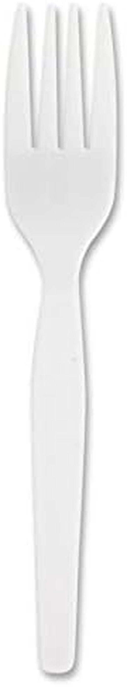 Genuine Joe Heavyweight Plastic Forks - Durable & Reliable | 100 Count Pack
