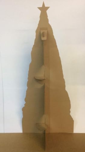 Christmas Life Size Cardboard Stand-up Tree - Holiday Party Decor