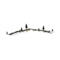 Christmas Village Mill Stream Accessory for Scenic Landscaping