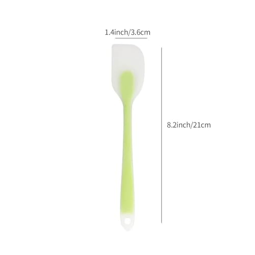 LEKAYIHU 3 Pcs Heat-Resistant Silicone Spatula Set - 8.2 Inch Non-Stick Baking Tool