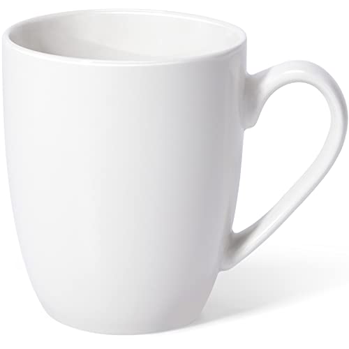 Urbanstrive 16oz White Ceramic Coffee Mug - Perfect for Tea & Coffee
