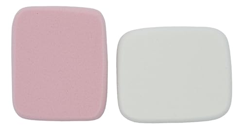 Cala Square Cosmetic Sponges, Non-Latex Makeup Applicators, 2 Count