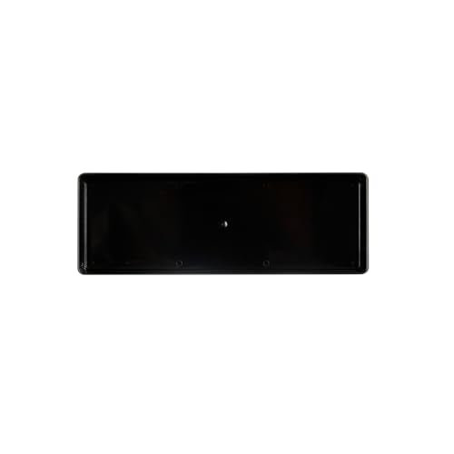 Restaurantware 5.2 x 1.8 Inch Mini Tasting Plates 100 Disposable Rectangle Plastic Plates - Durable Stylish Black Plastic Hors D'oeuvre Serving Plates For Desserts Or Appetizers At Parties