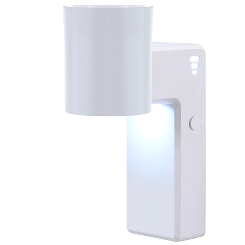 White Wall Fragrance Plug-In with Night Light & 3-Speed Diffuser