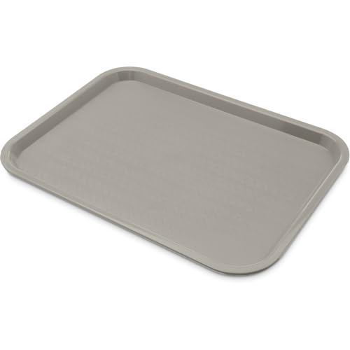 Carlisle Café Fast Food Tray, 12" x 16", 24 Count - Gray