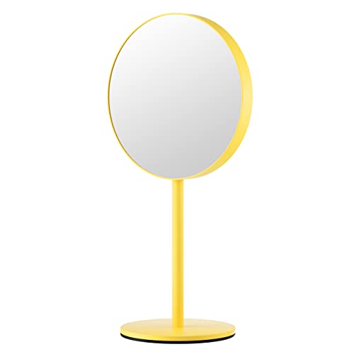 Dual-Sided 6.5 Inch Makeup Mirror - 5X & 1X Magnification