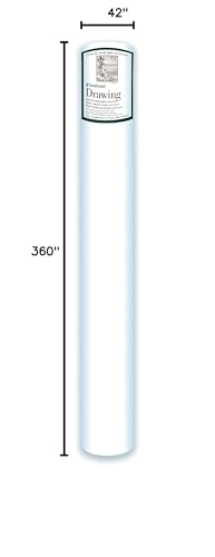 Strathmore 400 Series Recycled Drawing Roll 42x10 Yards - Medium Surface White