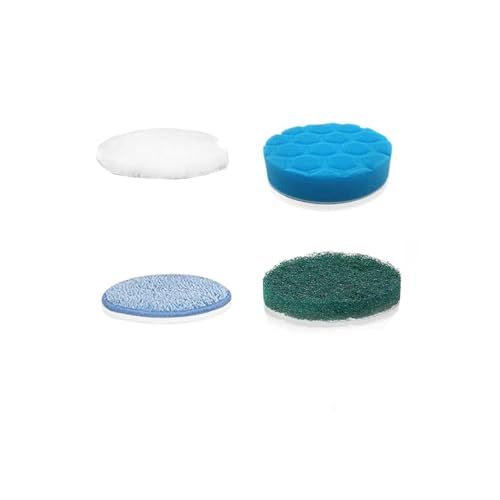 Electric Spin Scrubber Brush Heads Set - 4 Replacement Brushes