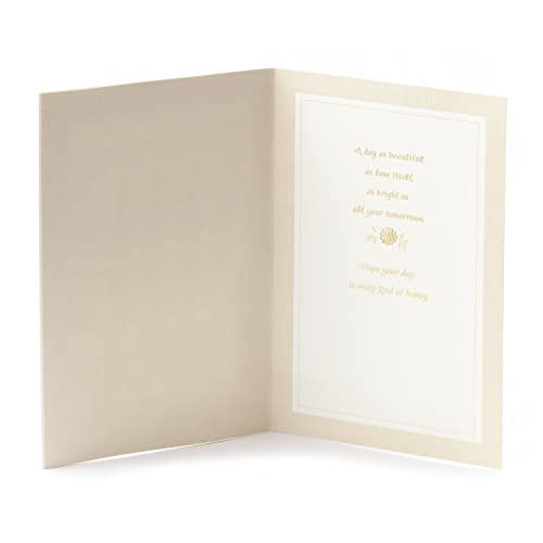 Hallmark Wedding Card (Mr. & Mrs.) - Elegant Floral Design
