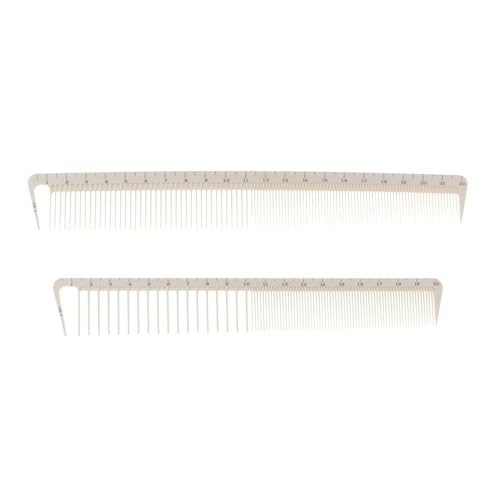 Professional Hair Cutting Combs Set - 2 Pcs Salon Styling Combs