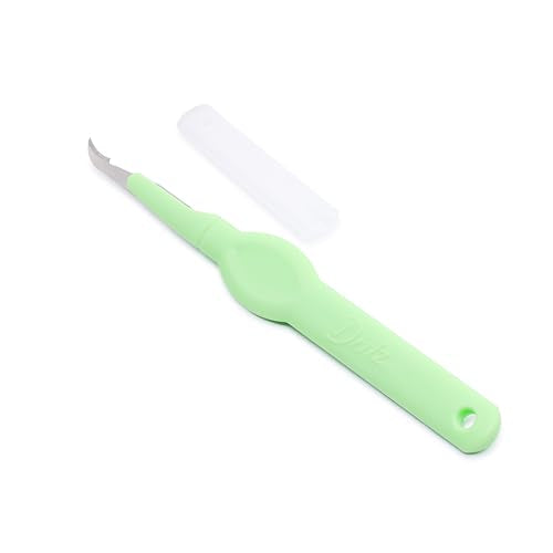 Dritz Curved Blade Seam Ripper with Soft Grip Handle